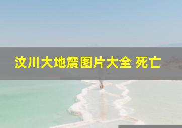 汶川大地震图片大全 死亡